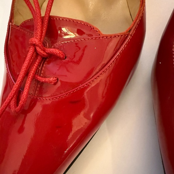 Manolo Blahnik Vibrant Red Heels - Picture 10 of 10